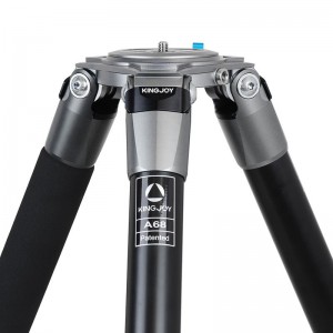 Kingjoy OEM Caméra Vidéo Grand Tube En AluminiumTripod