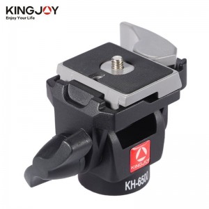 Kingjoy Tête de caméra KH-6500 pour caméra avec caméra de navigation portable et pan-tilt portable